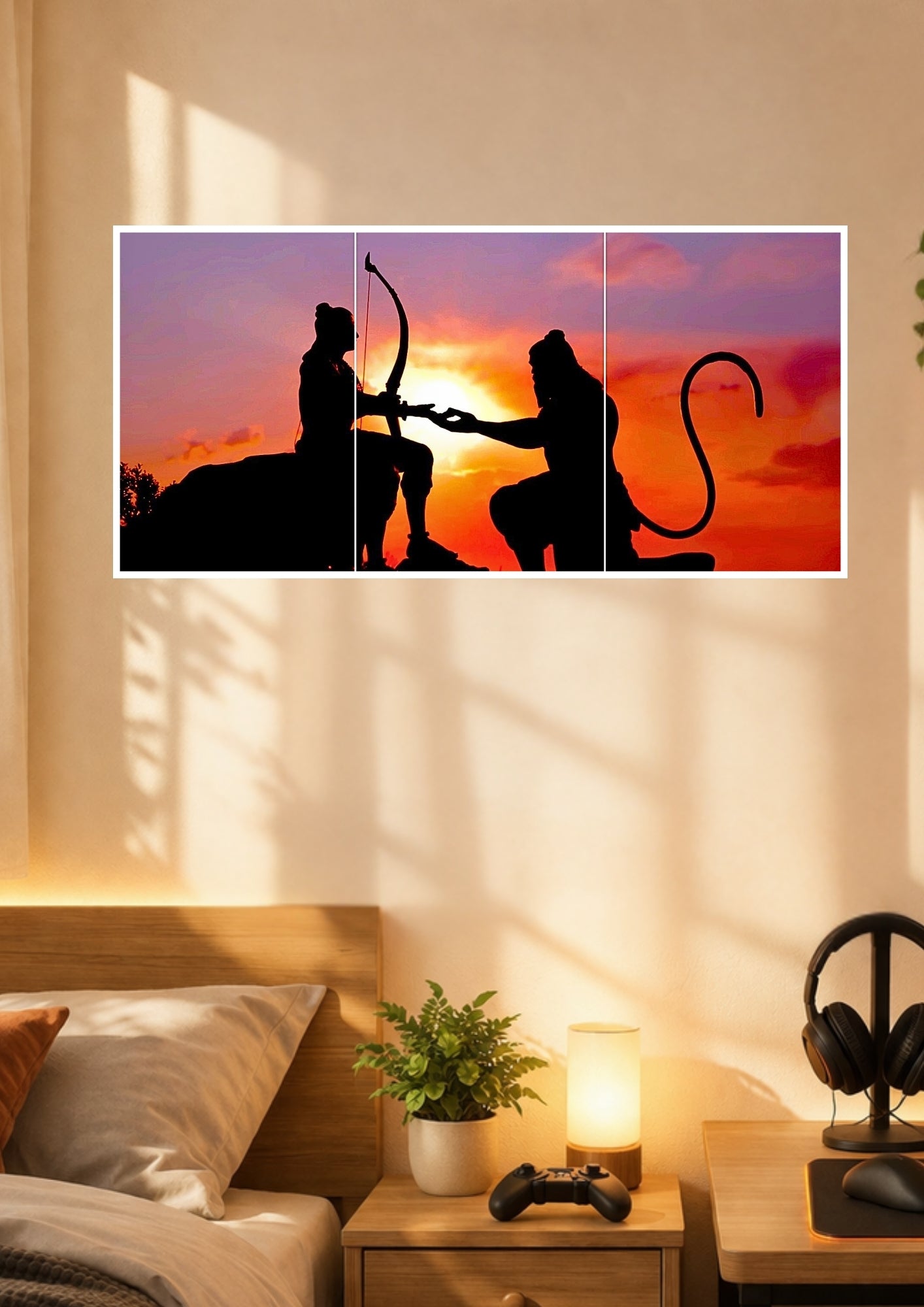 Shri Ram and Hanuman | Split 11 | Split design 3 pcs set collection