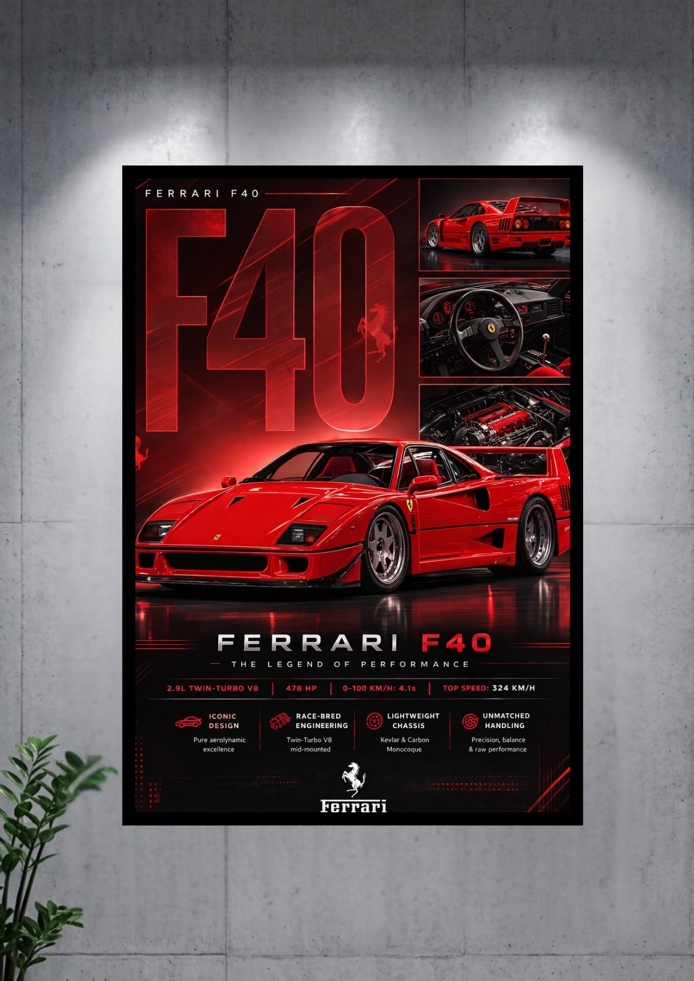 Ferrari F40 | Sports Car 16 | Cars collections